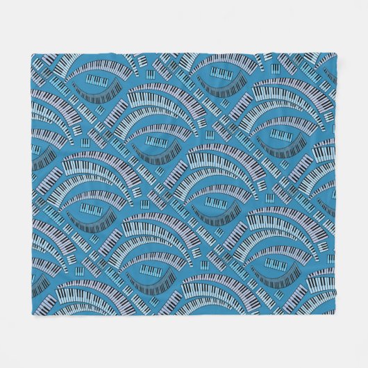 Flügeldrachenleder Fleecedecke (Vorderseite (Horizontal))