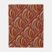 Flügeldrachenleder Fleecedecke (Vorderseite)