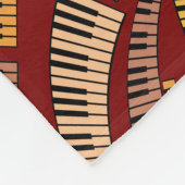 Flügeldrachenleder Fleecedecke (Ecke)