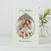 Flügeldrachenstreifen Feiertagskarte (Stehend Vorderseite)