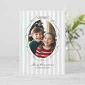 Flügeldrachenstreifen Feiertagskarte (Stehend Vorderseite)