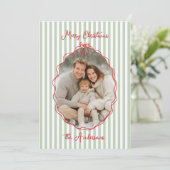 Flügeldrachenstreifen Feiertagskarte (Stehend Vorderseite)