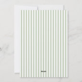 Flügeldrachenstreifen Feiertagskarte (Rückseite)