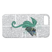 Flügelendes Seepferd Case-Mate iPhone Hülle (Rückseite (Horizontal))