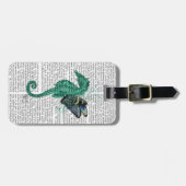 Flügelendes Seepferd Gepäckanhänger (Vorderseite horizontal)