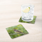 Flügelfänger Rechteckiger Pappuntersetzer (Vor Ort)