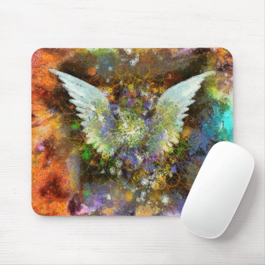 Flügelfarbe Mousepad (Mit Mouse)