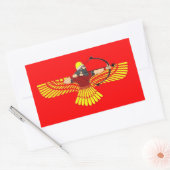 Flügelfeststeller Rechteckiger Aufkleber (Umschlag)