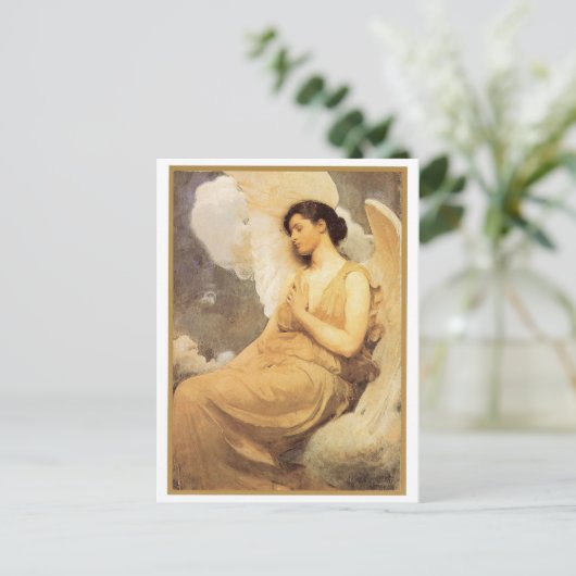 Flügelfigur Postkarte (Stehend Vorderseite)