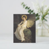 Flügelfigur, sitzend auf einem Felsen von Abbott T (Stehend Vorderseite)