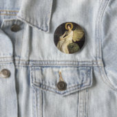 Flügelfigur, sitzend auf einem Felsen von Abbott T Button (Beispiel)