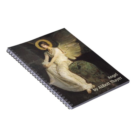 Flügelfigur, sitzend auf einem Felsen von Abbott T Notizblock (Rechte Seite)