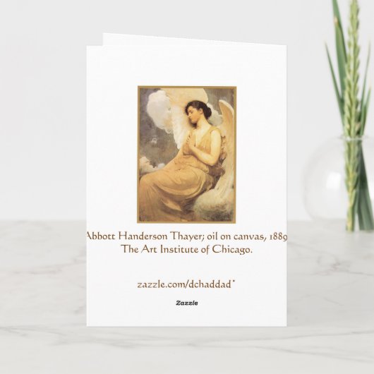 Flügelfigur - Weihnachten (Rückseite)