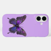 Flügelflügel: Lila Schmetterling Case-Mate iPhone Hülle (Rückseite (Horizontal))