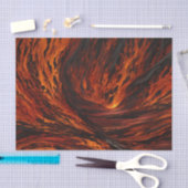 Flügelfluss vulkanisch Abstrakt Seidenpapier (Handwerk)