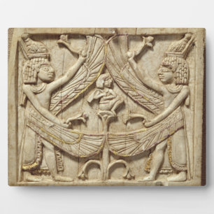 Flügelgenii, Assyrianische Periode, c.750 v. Chr.  Fotoplatte