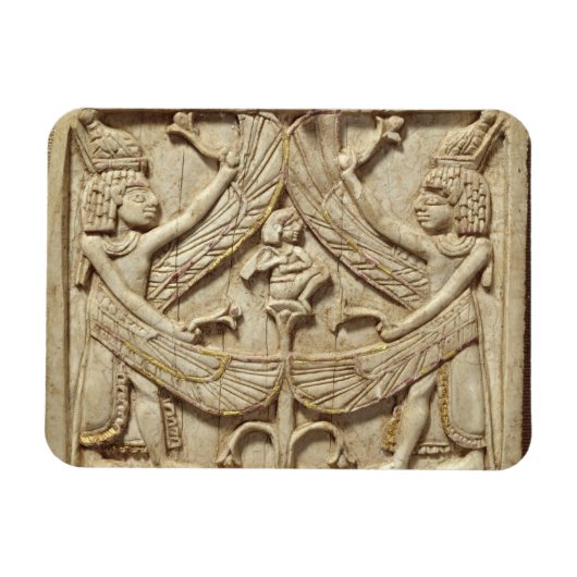 Flügelgenii, Assyrianische Periode, c.750 v. Chr. Magnet (Horizontal)