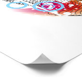 Flügelgitarrenposter Poster (Ecke)