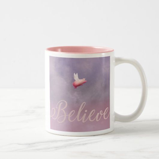 Flügelglaube Zweifarbige Tasse (Rechts)