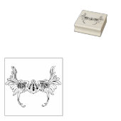 Flügelhelm-Briefmarke Gummistempel (Stempel)