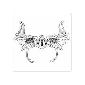 Flügelhelm-Briefmarke Gummistempel (Prägung)