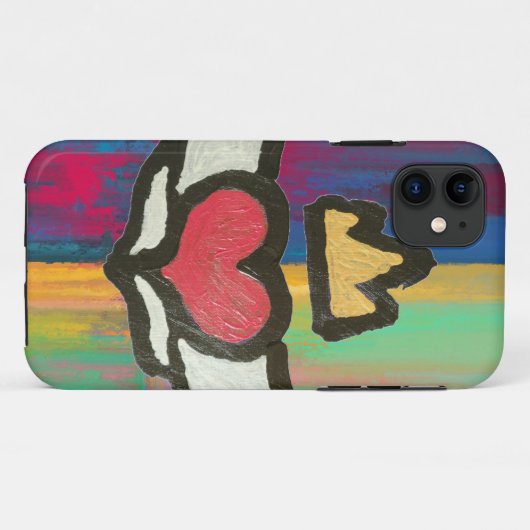 Flügelherz Case-Mate iPhone Hülle (Rückseite (Horizontal))