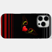 Flügelherz Case-Mate iPhone Hülle (Rückseite (Horizontal))