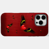 Flügelherz Case-Mate iPhone Hülle (Rückseite (Horizontal))