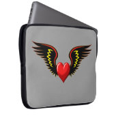 Flügelherz Laptopschutzhülle (Vorne Rechts)