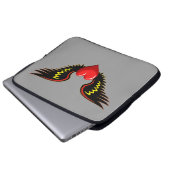 Flügelherz Laptopschutzhülle (Vorne Knopf)