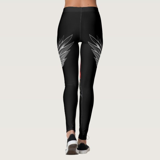 Flügelherz Leggings (Rückseite)