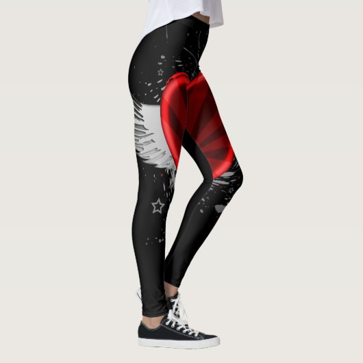 Flügelherz Leggings (Rechts)