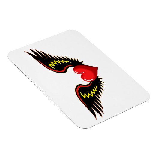 Flügelherz Magnet (Rechte Seite)