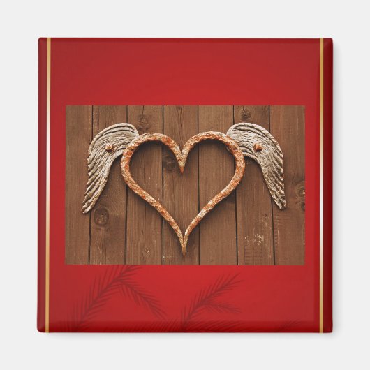 Flügelherz Magnet (Vorne)