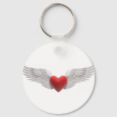 Flügelherz Schlüsselanhänger (Vorderseite)