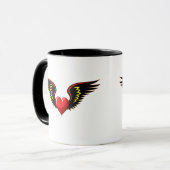 Flügelherz Tasse (Vorderseite Links)