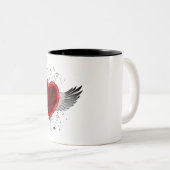 Flügelherz Zweifarbige Tasse (VorderseiteRechts)