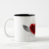 Flügelherz Zweifarbige Tasse (Links)