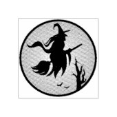 Flügelhexe Gummistempel (Prägung)