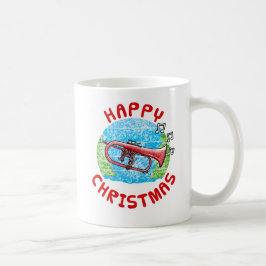 Flugelhorn Christmas Brass Musician Music Teacher Kaffeetasse