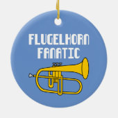 Flugelhorn Fanatic Keramik Ornament (Hinten)