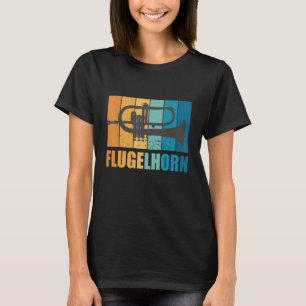 Flugelhorn-Musiker Vintage-Musikinstrument Gewinne T-Shirt
