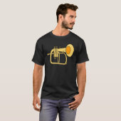 Flugelhorn Musikinstrument T-Shirt (Vorne ganz)