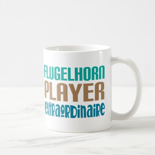 Flugelhorn Spieler Extraordinaire Kaffeetasse (Rechts)