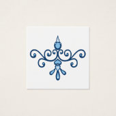 Flügeliger Blauer Vogel des Glücks moderne Volksku (Vorderseite)