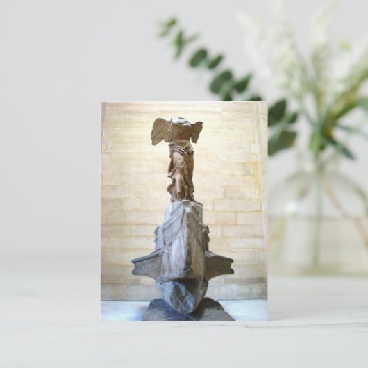 Flügeliger Sieg von Samothrace Nike Postkarte (Stehend Vorderseite)