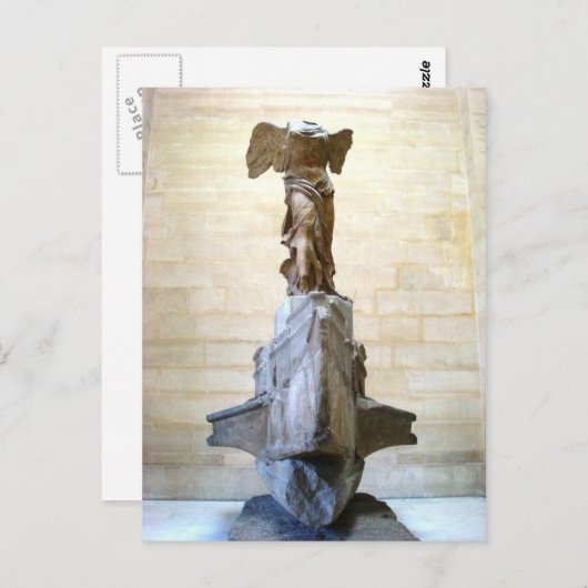 Flügeliger Sieg von Samothrace Nike Postkarte (Vorne/Hinten)