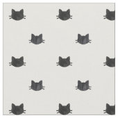 Flügelkatzenmuster Stoff (Nahaufnahme)