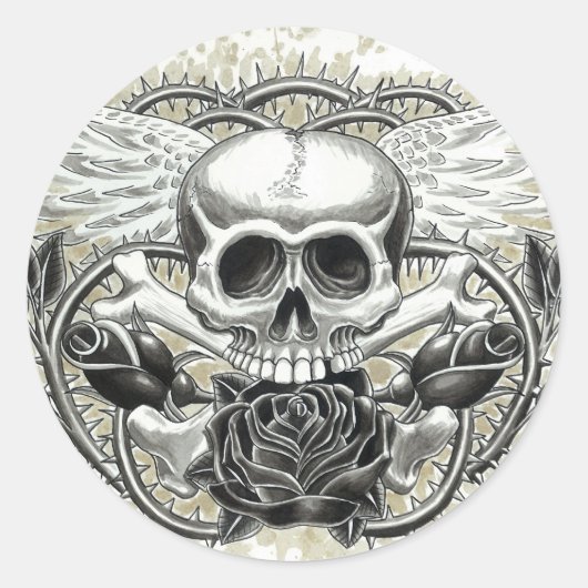 Flügelkleber Runder Aufkleber (Vorderseite)