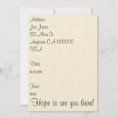 Flügelnacht Einladung (Rückseite)